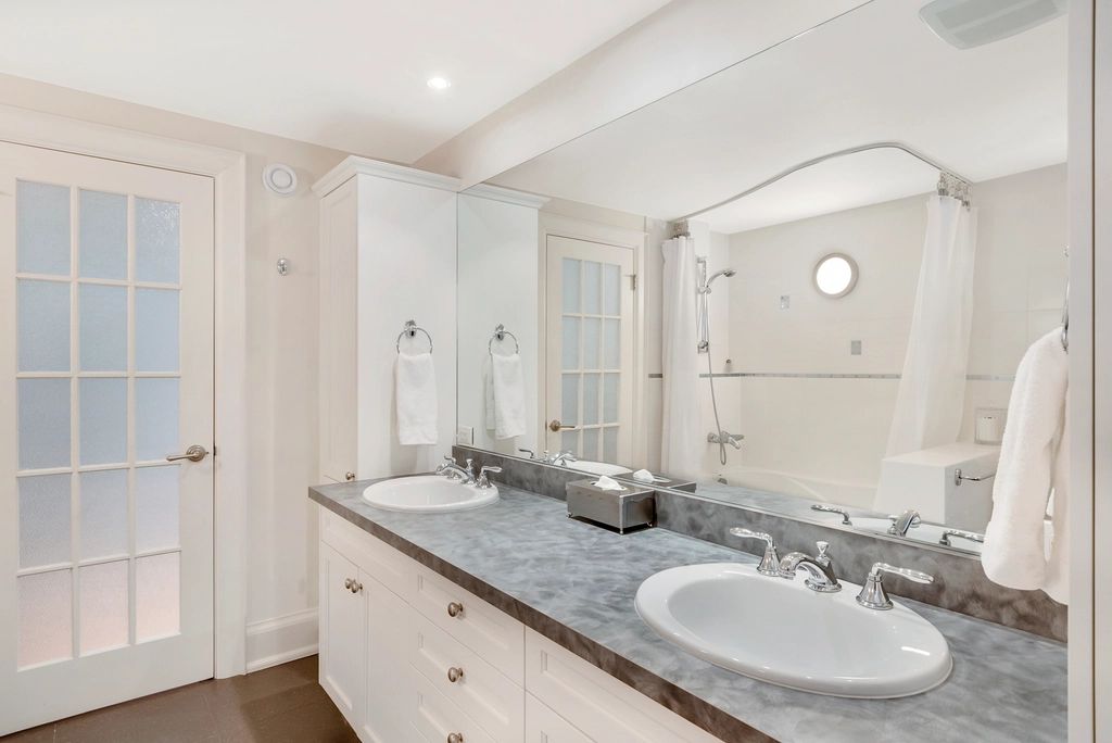 Bathroom with updated vanity